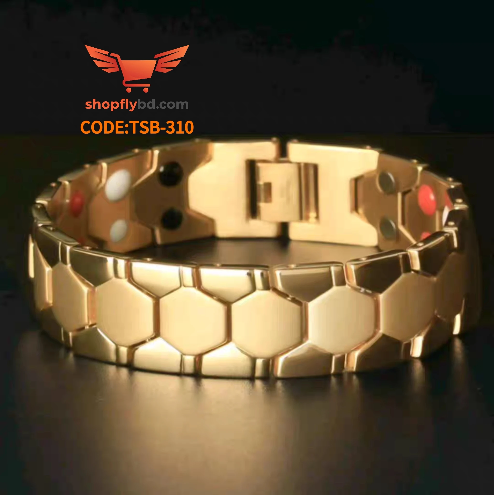 টাইটানিয়াম ম্যাগনেটিক ব্রেসলেট(Code:TSB-310)