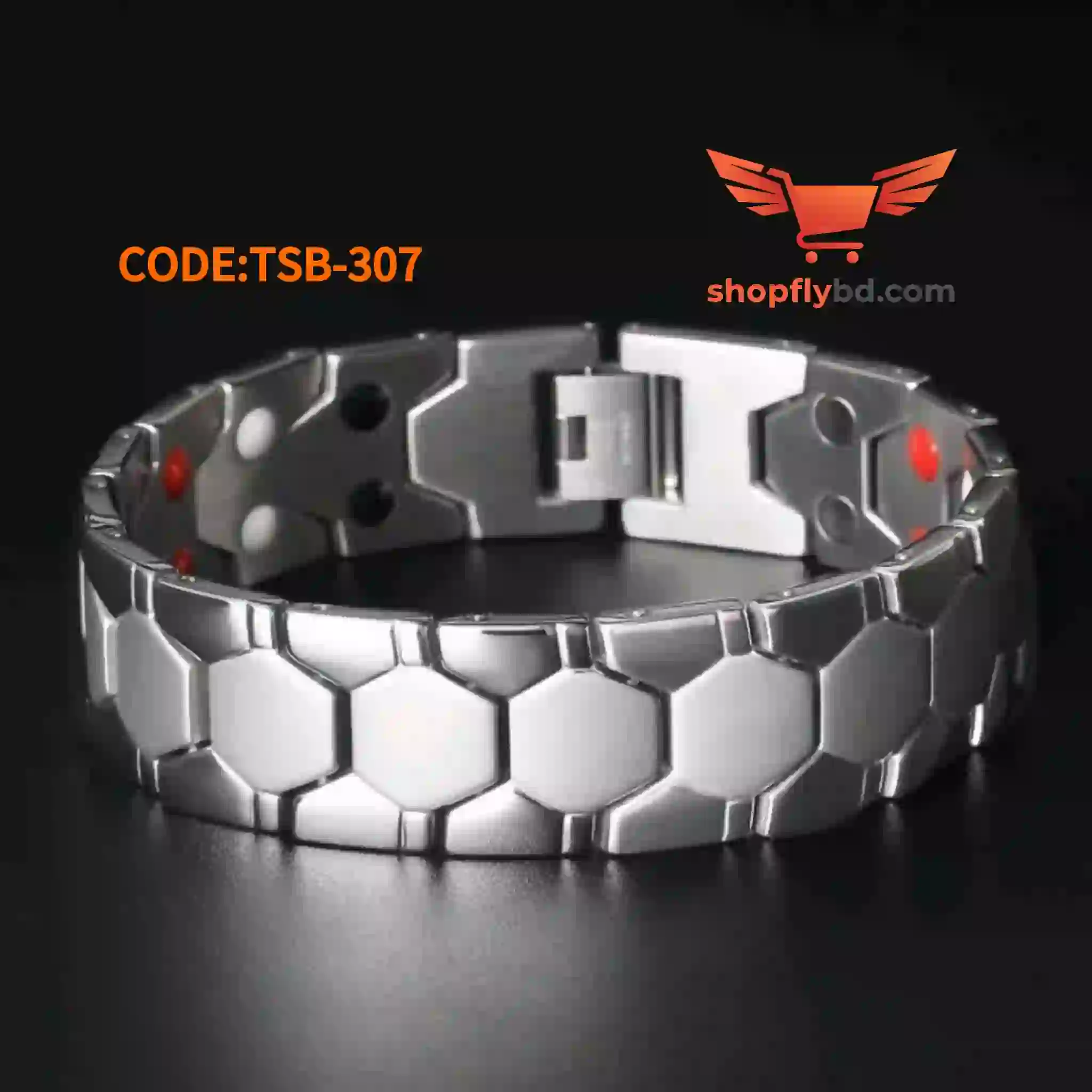 টাইটানিয়াম ম্যাগনেটিক ব্রেসলেট(Code:TSB-307)
