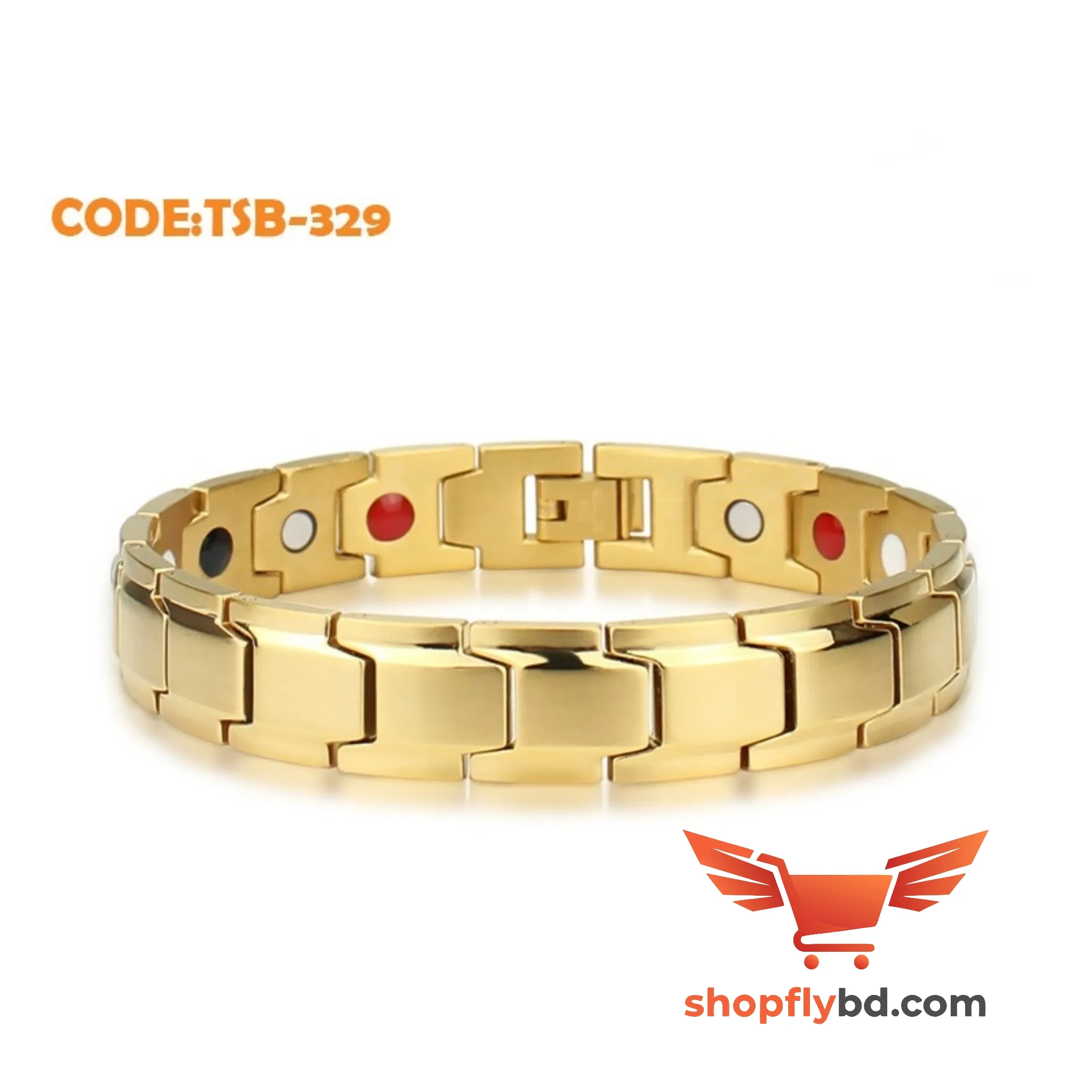 টাইটানিয়াম ম্যাগনেটিক ব্রেসলেট(Code:TSB-329)