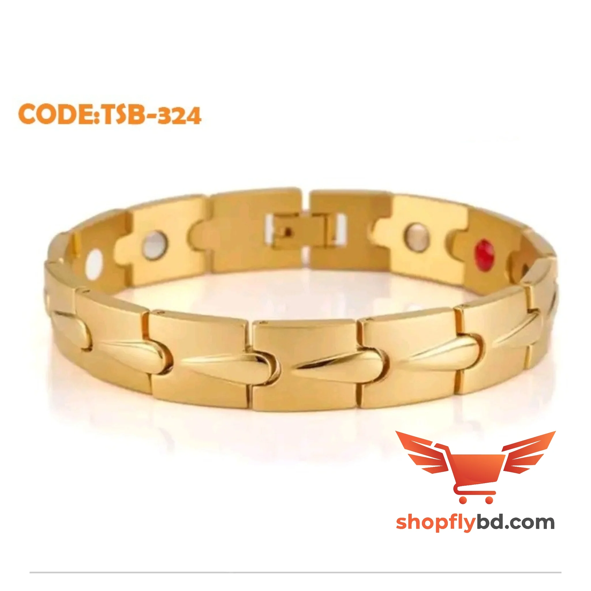 টাইটানিয়াম ম্যাগনেটিক ব্রেসলেট(Code:TSB-324)