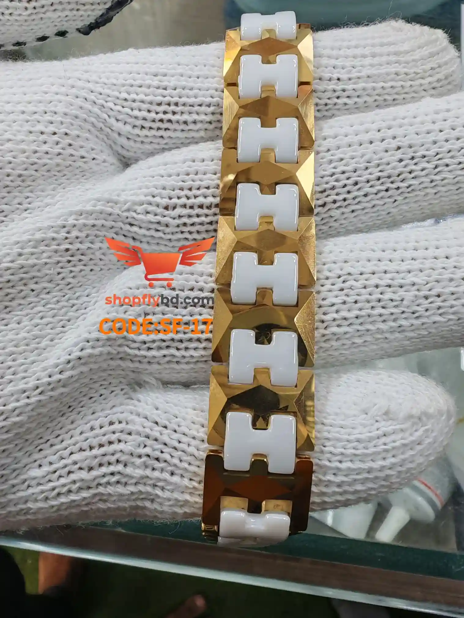 প্রিমিয়াম সেরামিক ম্যাগনেটিক হেলথ ব্রেসলেট