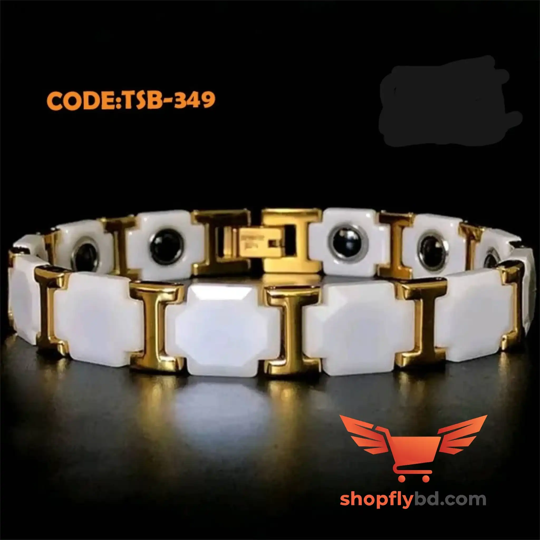 প্রিমিয়াম সেরামিক ম্যাগনেটিক হেলথ ব্রেসলেট