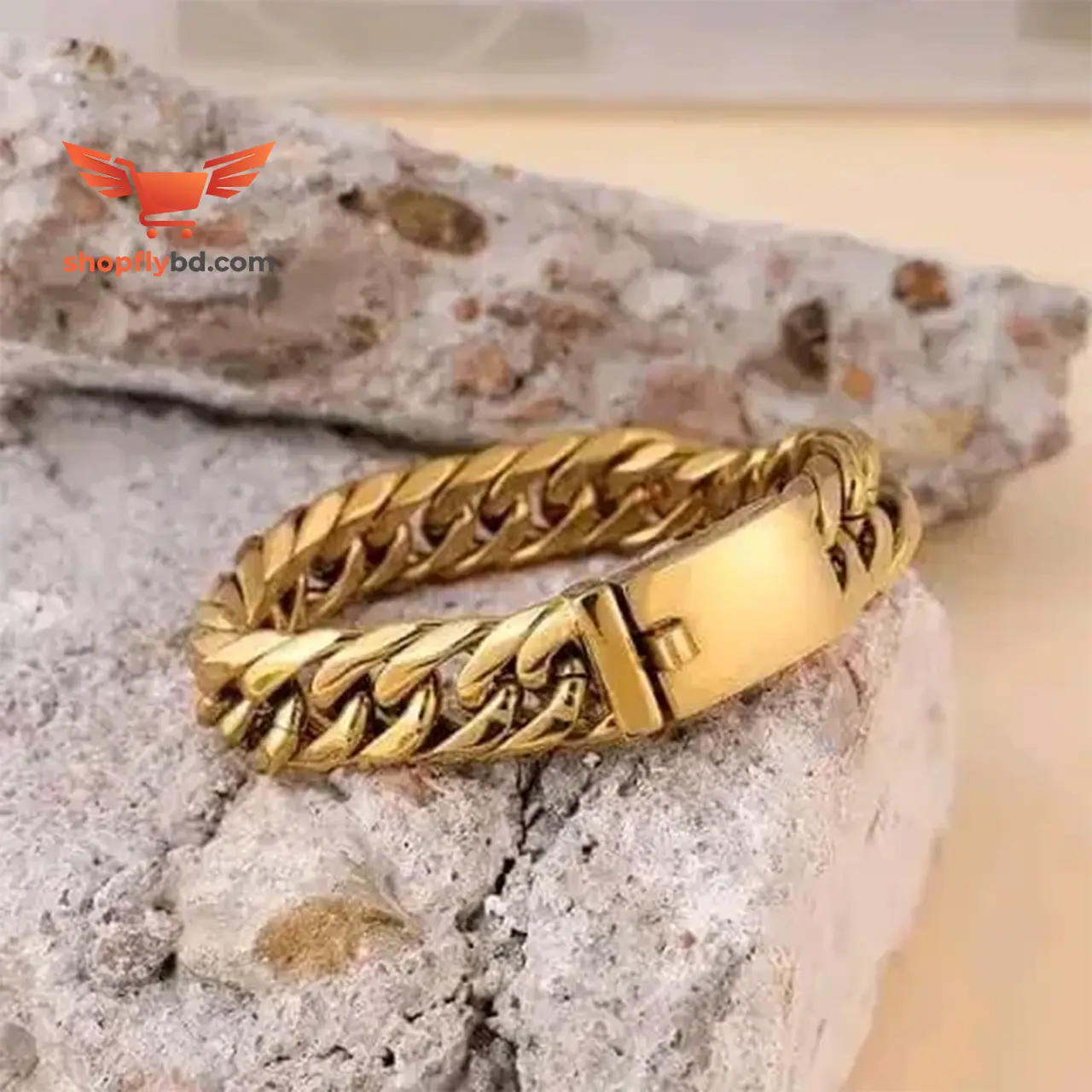 12mm Solid 316L Stainless Steel Unique Cuban Curb Link Chain Bracelets