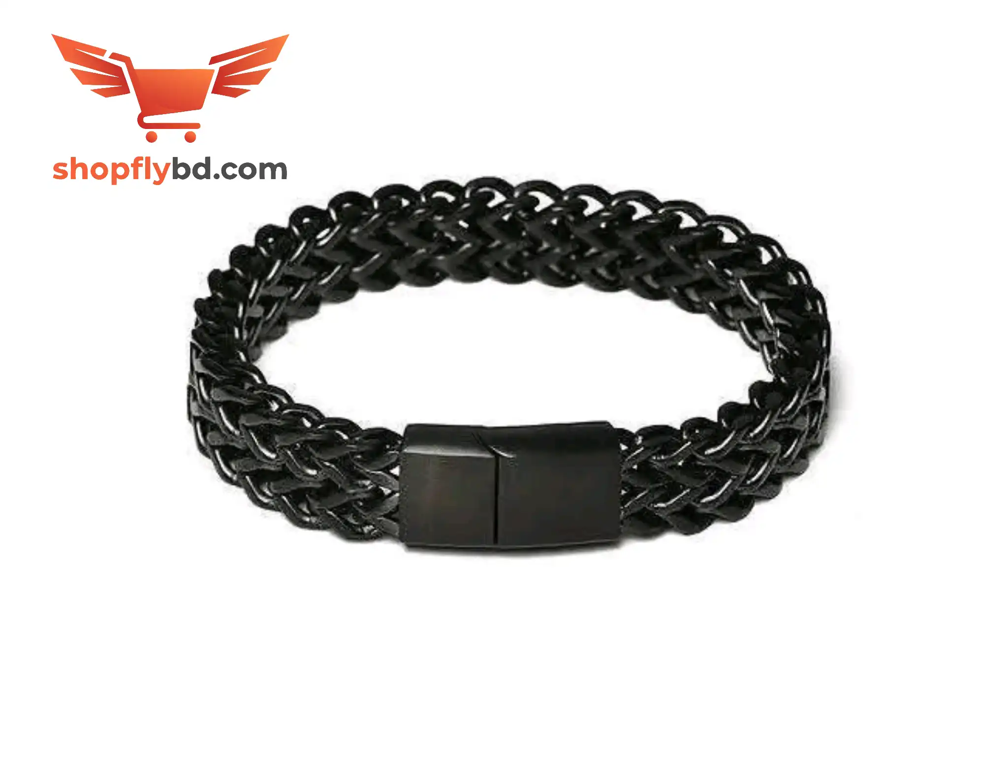 Snake Chain Men Black Color Bracelet