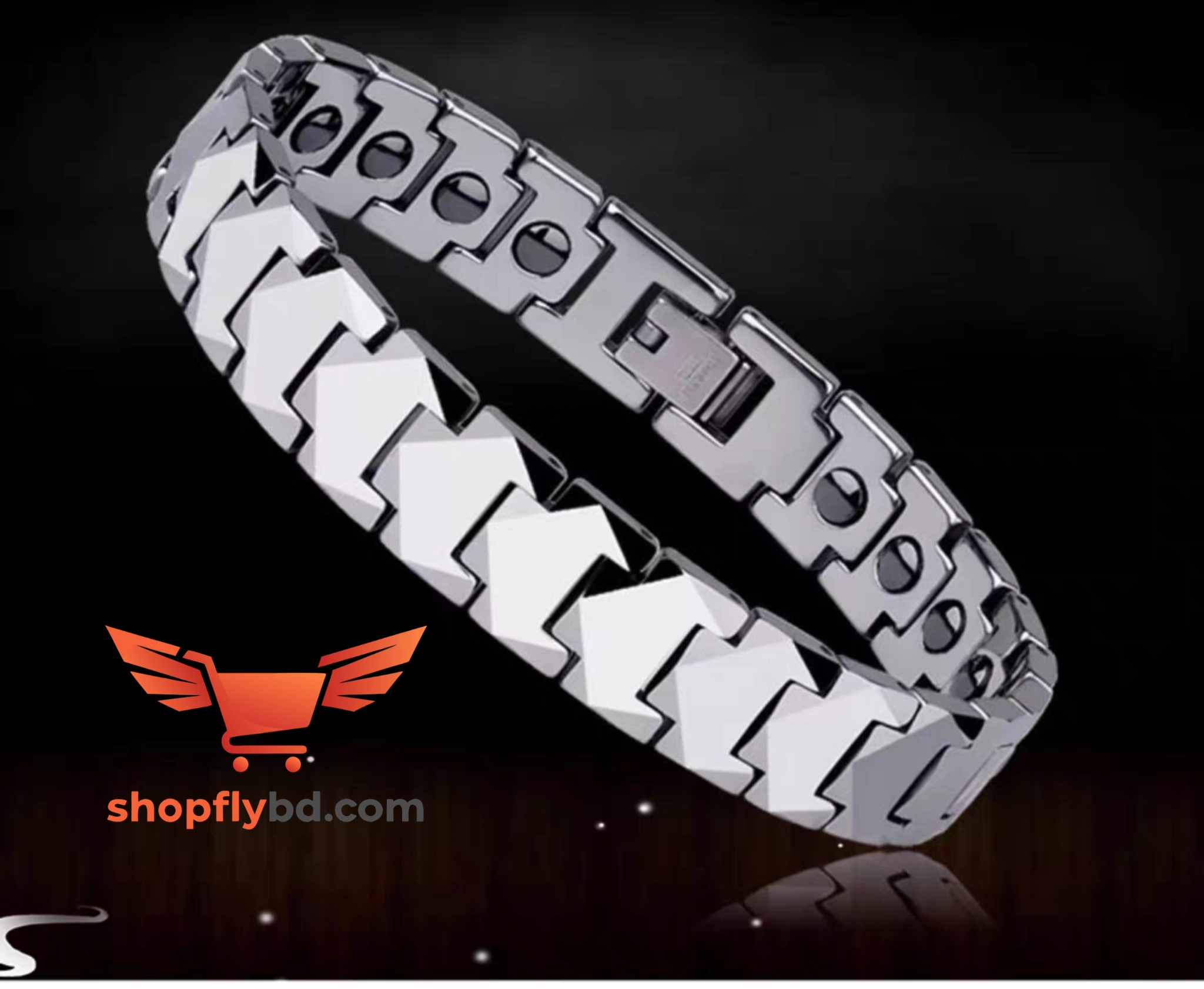 প্রিমিয়াম সেরামিক ম্যাগনেটিক হেলথ ব্রেসলেট