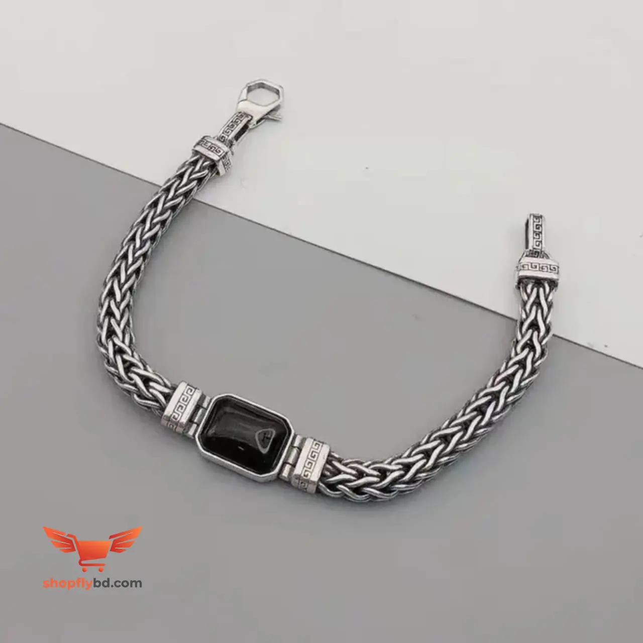 Black Onyx Sterling Silver Bracelet