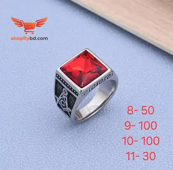 High Quality Black Stone Finger Ring