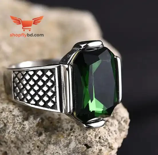Italian Panna Stone Finger Ring For Men