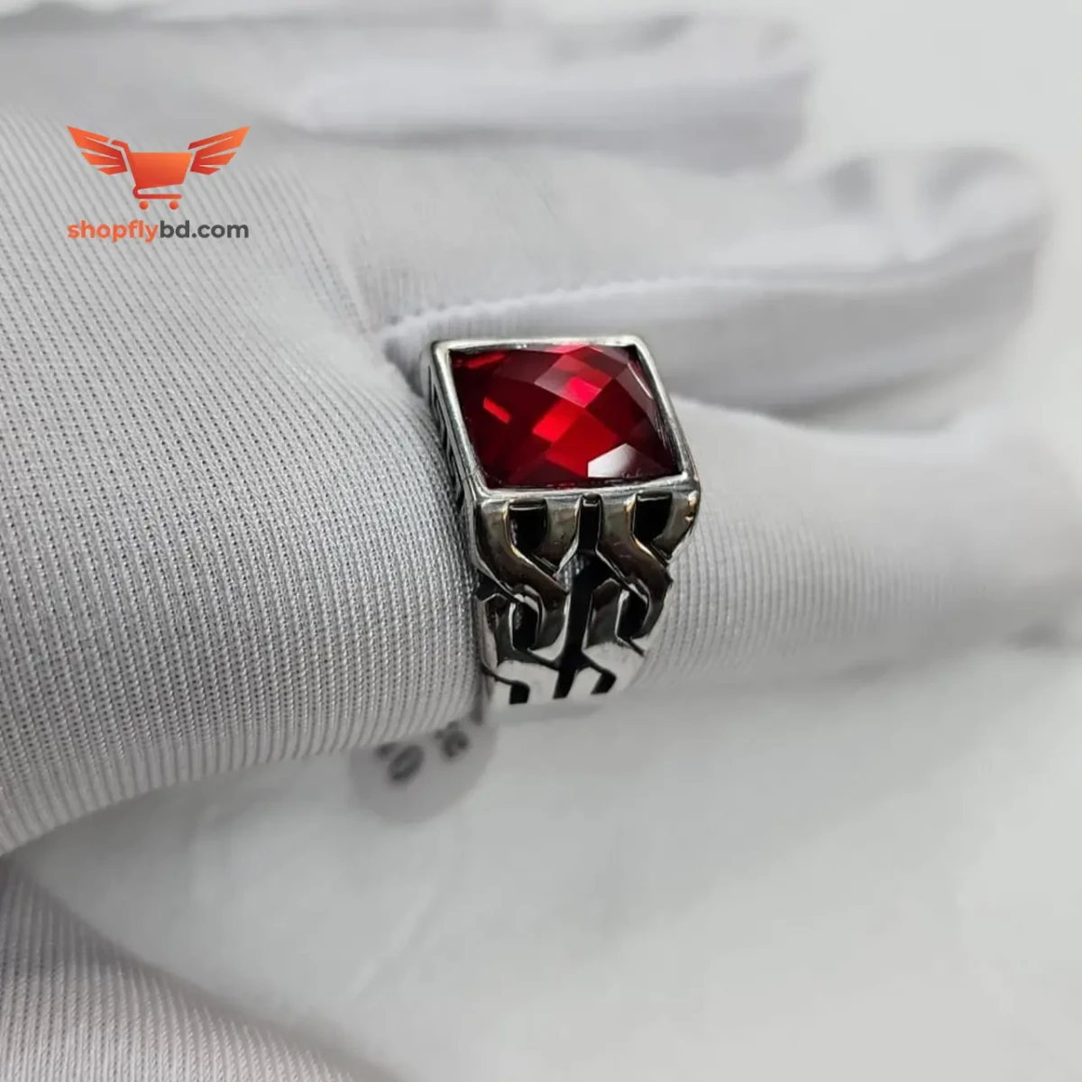 Italian Rubi Stone Finger Ring