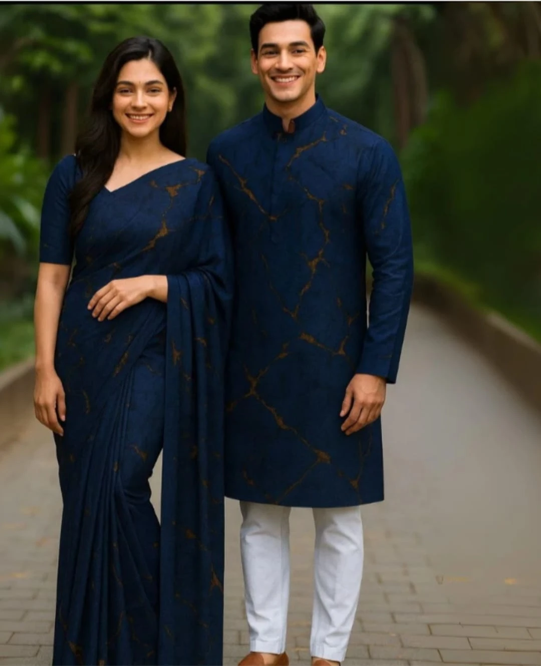 Couple Sharee Panjabi Combo